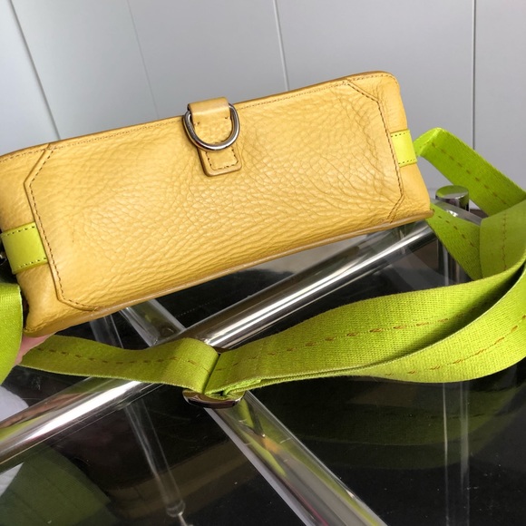 PROENZA SCHOULER Yellow Colorblock Leather PS11 - Picture 7 of 7